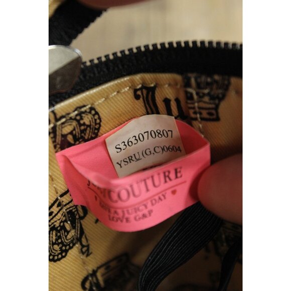 JUICY COUTURE Sugar‎ & Spice Velour Train Case Y2K Embroidered Makeup Bag - Picture 16 of 16